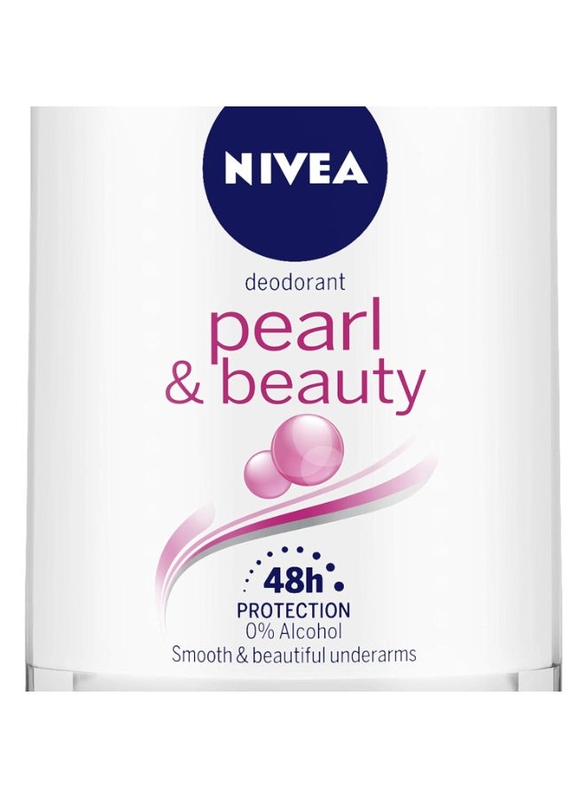NIVEA Pearl and Beauty 50ml Deo Roll On (Pack of 3) | With Pearl Extracts & Avocado Oil| 48 H Smooth & Beautiful Underarms | For Women - Image 2